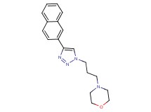 4-{3-[4-(2-naphthyl)-1H-1,2,3-triazol-1-yl]propyl}morpholine