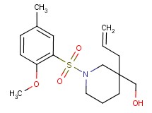 {3-allyl-1-[(2-methoxy-5-methylphenyl)sulfonyl]-3-piperidinyl}methanol
