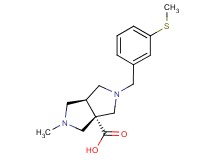(3aS*,6aS*)-2-methyl-5-[3-(methylthio)benzyl]hexahydropyrrolo[3,4-c]pyrrole-3a(1H)-carboxylic acid