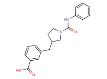 3-{[1-(anilinocarbonyl)pyrrolidin-3-yl]methyl}benzoic acid