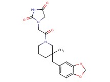 1-{2-[3-(1,3-benzodioxol-5-ylmethyl)-3-methylpiperidin-1-yl]-2-oxoethyl}imidazolidine-2,4-dione