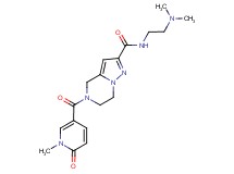 N-[2-(dimethylamino)ethyl]-5-[(1-methyl-6-oxo-1,6-dihydropyridin-3-yl)carbonyl]-4,5,6,7-tetrahydropyrazolo[1,5-a]pyrazine-2-carboxamide