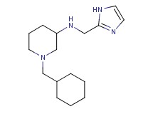 1-(cyclohexylmethyl)-N-(1H-imidazol-2-ylmethyl)-3-piperidinamine