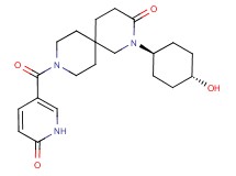 2-(trans-4-hydroxycyclohexyl)-9-[(6-oxo-1,6-dihydropyridin-3-yl)carbonyl]-2,9-diazaspiro[5.5]undecan-3-one