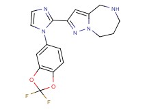 2-[1-(2,2-difluoro-1,3-benzodioxol-5-yl)-1H-imidazol-2-yl]-5,6,7,8-tetrahydro-4H-pyrazolo[1,5-a][1,4]diazepine hydrochloride