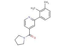 2-(2,3-dimethylphenyl)-4-(pyrrolidin-1-ylcarbonyl)pyridine
