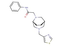 N-phenyl-2-[(1S*,5R*)-3-(1,3-thiazol-4-ylmethyl)-3,6-diazabicyclo[3.2.2]non-6-yl]acetamide