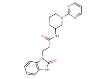 3-(2-oxo-2,3-dihydro-1H-benzimidazol-1-yl)-N-(1-pyrimidin-2-ylpiperidin-3-yl)propanamide