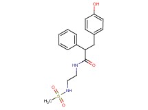 3-(4-hydroxyphenyl)-N-{2-[(methylsulfonyl)amino]ethyl}-2-phenylpropanamide