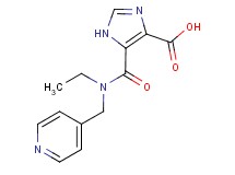 5-{[ethyl(pyridin-4-ylmethyl)amino]carbonyl}-1H-imidazole-4-carboxylic acid