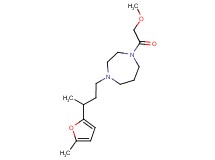 1-(methoxyacetyl)-4-[3-(5-methyl-2-furyl)butyl]-1,4-diazepane