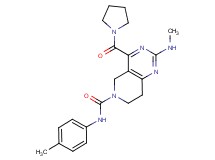 2-(methylamino)-N-(4-methylphenyl)-4-(pyrrolidin-1-ylcarbonyl)-7,8-dihydropyrido[4,3-d]pyrimidine-6(5H)-carboxamide