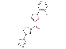 1-{1-[5-(2-chlorophenyl)-2-furoyl]pyrrolidin-3-yl}-1H-imidazole
