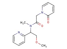 N-(2-methoxy-1-pyridin-2-ylethyl)-N-methyl-2-(2-oxopyridin-1(2H)-yl)acetamide