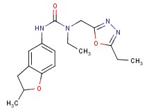 N-ethyl-N-[(5-ethyl-1,3,4-oxadiazol-2-yl)methyl]-N'-(2-methyl-2,3-dihydro-1-benzofuran-5-yl)urea