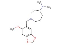 1-[(6-methoxy-1,3-benzodioxol-5-yl)methyl]-N,N-dimethylazepan-4-amine