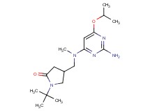 4-{[(2-amino-6-isopropoxypyrimidin-4-yl)(methyl)amino]methyl}-1-tert-butylpyrrolidin-2-one