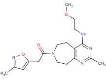 N-(2-methoxyethyl)-2-methyl-7-[(3-methylisoxazol-5-yl)acetyl]-6,7,8,9-tetrahydro-5H-pyrimido[4,5-d]azepin-4-amine