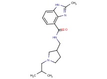 N-[(1-isobutylpyrrolidin-3-yl)methyl]-2-methyl-1H-benzimidazole-4-carboxamide
