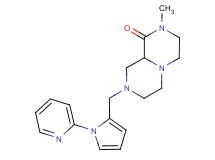 2-methyl-8-[(1-pyridin-2-yl-1H-pyrrol-2-yl)methyl]hexahydro-2H-pyrazino[1,2-a]pyrazin-1(6H)-one