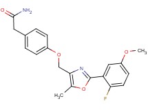 2-(4-{[2-(2-fluoro-5-methoxyphenyl)-5-methyl-1,3-oxazol-4-yl]methoxy}phenyl)acetamide