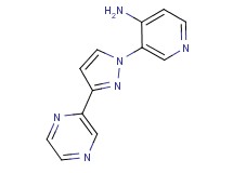 3-(3-pyrazin-2-yl-1H-pyrazol-1-yl)pyridin-4-amine