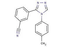 3-[4-(4-methylphenyl)-4H-1,2,4-triazol-3-yl]benzonitrile