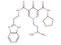 N-[2-(1H-benzimidazol-2-yl)ethyl]-N'-cyclopentyl-1-(3-methylbutyl)-4-oxo-1,4-dihydro-3,5-pyridinedicarboxamide