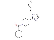 4-(1-butyl-1H-imidazol-2-yl)-1-(cyclohexylcarbonyl)piperidine