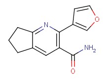 2-(3-furyl)-6,7-dihydro-5H-cyclopenta[b]pyridine-3-carboxamide