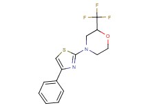 4-(4-phenyl-1,3-thiazol-2-yl)-2-(trifluoromethyl)morpholine