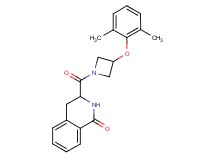 3-{[3-(2,6-dimethylphenoxy)-1-azetidinyl]carbonyl}-3,4-dihydro-1(2H)-isoquinolinone