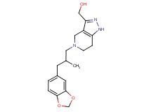 {5-[3-(1,3-benzodioxol-5-yl)-2-methylpropyl]-4,5,6,7-tetrahydro-1H-pyrazolo[4,3-c]pyridin-3-yl}methanol