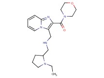1-(1-ethyl-2-pyrrolidinyl)-N-{[2-(4-morpholinylcarbonyl)imidazo[1,2-a]pyridin-3-yl]methyl}methanamine
