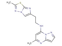 5-methyl-N-[2-(2-methylimidazo[2,1-b][1,3,4]thiadiazol-6-yl)ethyl]pyrazolo[1,5-a]pyrimidin-7-amine