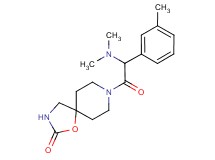 8-[(dimethylamino)(3-methylphenyl)acetyl]-1-oxa-3,8-diazaspiro[4.5]decan-2-one