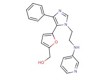(5-{4-phenyl-1-[2-(pyridin-3-ylamino)ethyl]-1H-imidazol-5-yl}-2-furyl)methanol