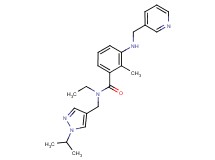 N-ethyl-N-[(1-isopropyl-1H-pyrazol-4-yl)methyl]-2-methyl-3-[(pyridin-3-ylmethyl)amino]benzamide