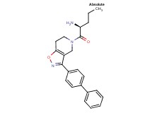 (2S)-1-(3-biphenyl-4-yl-6,7-dihydroisoxazolo[4,5-c]pyridin-5(4H)-yl)-1-oxopentan-2-amine