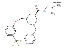(3R,5S)-N-isobutyl-1-(4-pyridinylmethyl)-5-{[3-(trifluoromethyl)phenoxy]methyl}-3-piperidinecarboxamide