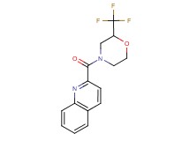 2-{[2-(trifluoromethyl)-4-morpholinyl]carbonyl}quinoline