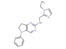 N-[(1-ethyl-1H-imidazol-2-yl)methyl]-5-phenyl-6,7-dihydro-5H-pyrrolo[3,2-d]pyrimidin-2-amine