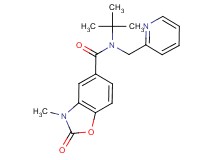 N-(tert-butyl)-3-methyl-2-oxo-N-(pyridin-2-ylmethyl)-2,3-dihydro-1,3-benzoxazole-5-carboxamide
