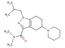 1-isobutyl-N,N-dimethyl-5-(1-piperidinyl)-4,5,6,7-tetrahydro-1H-indazole-3-carboxamide