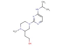 2-{4-[4-(isopropylamino)-2-pyrimidinyl]-1-methyl-2-piperazinyl}ethanol
