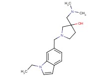 3-[(dimethylamino)methyl]-1-[(1-ethyl-1H-indol-6-yl)methyl]-3-pyrrolidinol