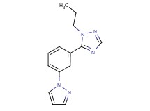 1-propyl-5-[3-(1H-pyrazol-1-yl)phenyl]-1H-1,2,4-triazole