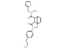 (3aR*,6S*)-N-(2-furylmethyl)-2-[4-(2-hydroxyethyl)phenyl]-N-methyl-1-oxo-1,2,3,6,7,7a-hexahydro-3a,6-epoxyisoindole-7-carboxamide