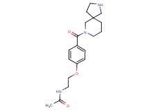N-{2-[4-(2,7-diazaspiro[4.5]dec-7-ylcarbonyl)phenoxy]ethyl}acetamide hydrochloride