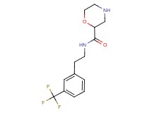 N-{2-[3-(trifluoromethyl)phenyl]ethyl}-2-morpholinecarboxamide hydrochloride